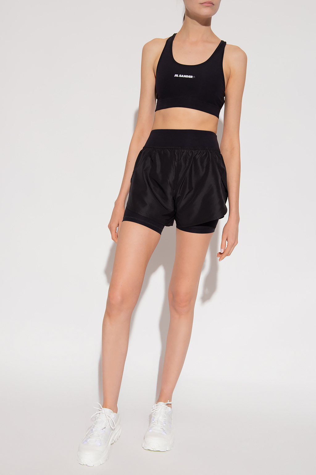 ショートパンツ JIL SANDER Women Shorts  Burmudas J02KA0142 J40021 001 Blac Black Leather wide-leg shorts | JIL SANDER | NET-A-PORTER